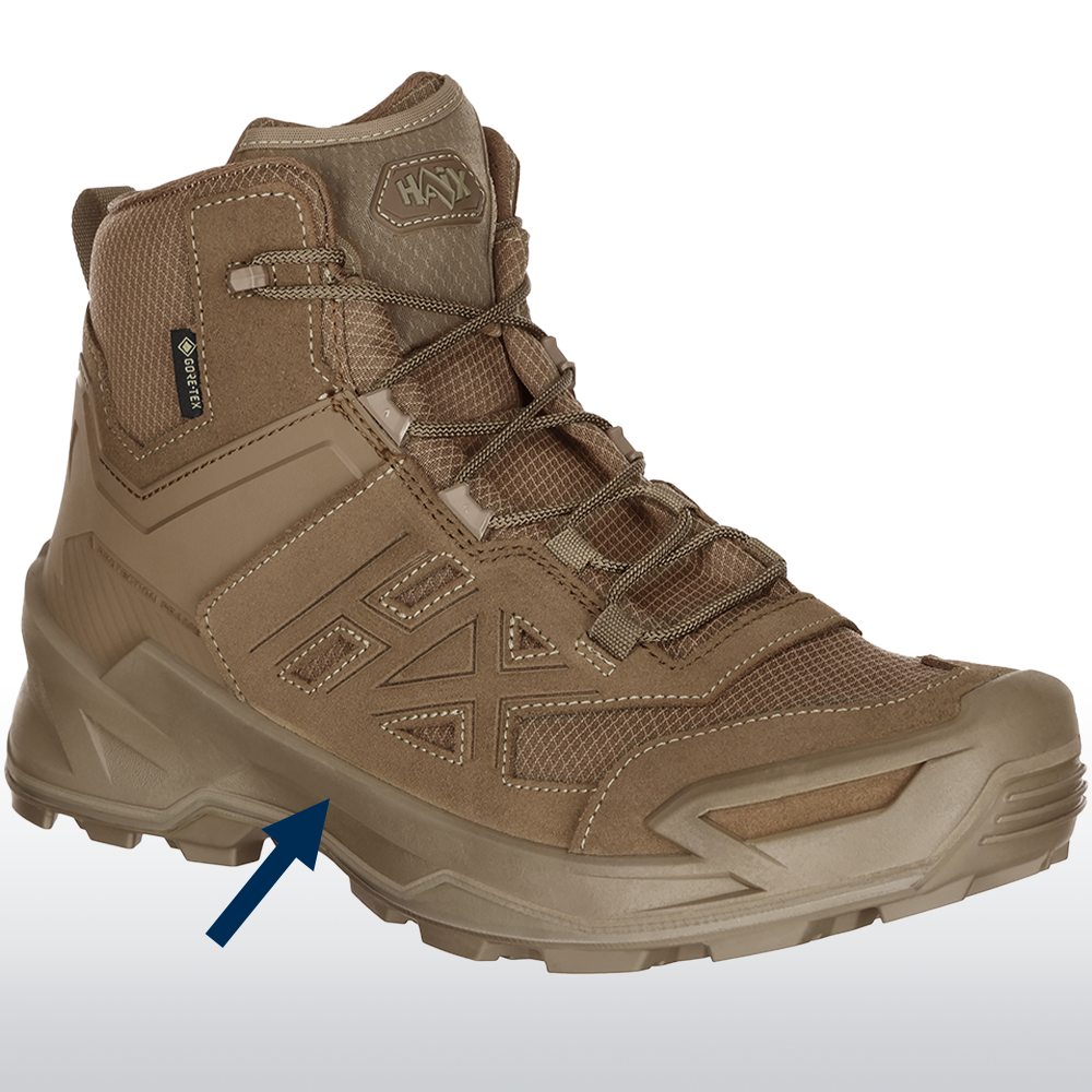 Wanderschuh, Stiefel, GORE-TEX, Hoch geschnitten, Braun