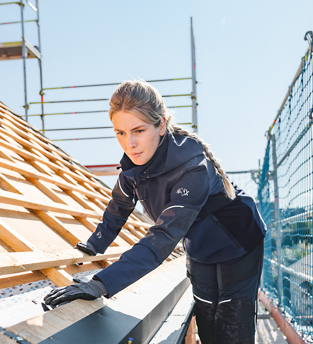 Softshell Jacke blau