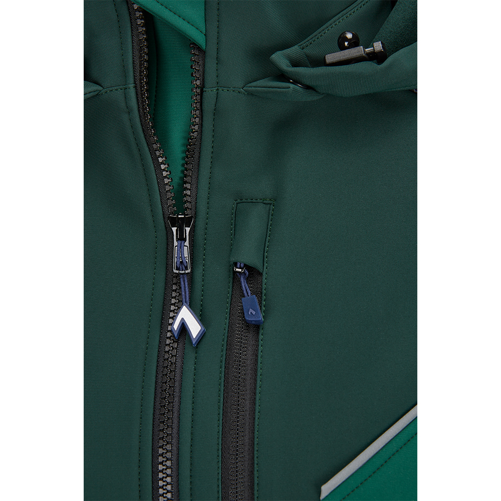 Schützt bei wechselhaftem Wetter. Deine Flextreme Softshell Jacket mit verstellbaren Bund.-Detailfoto