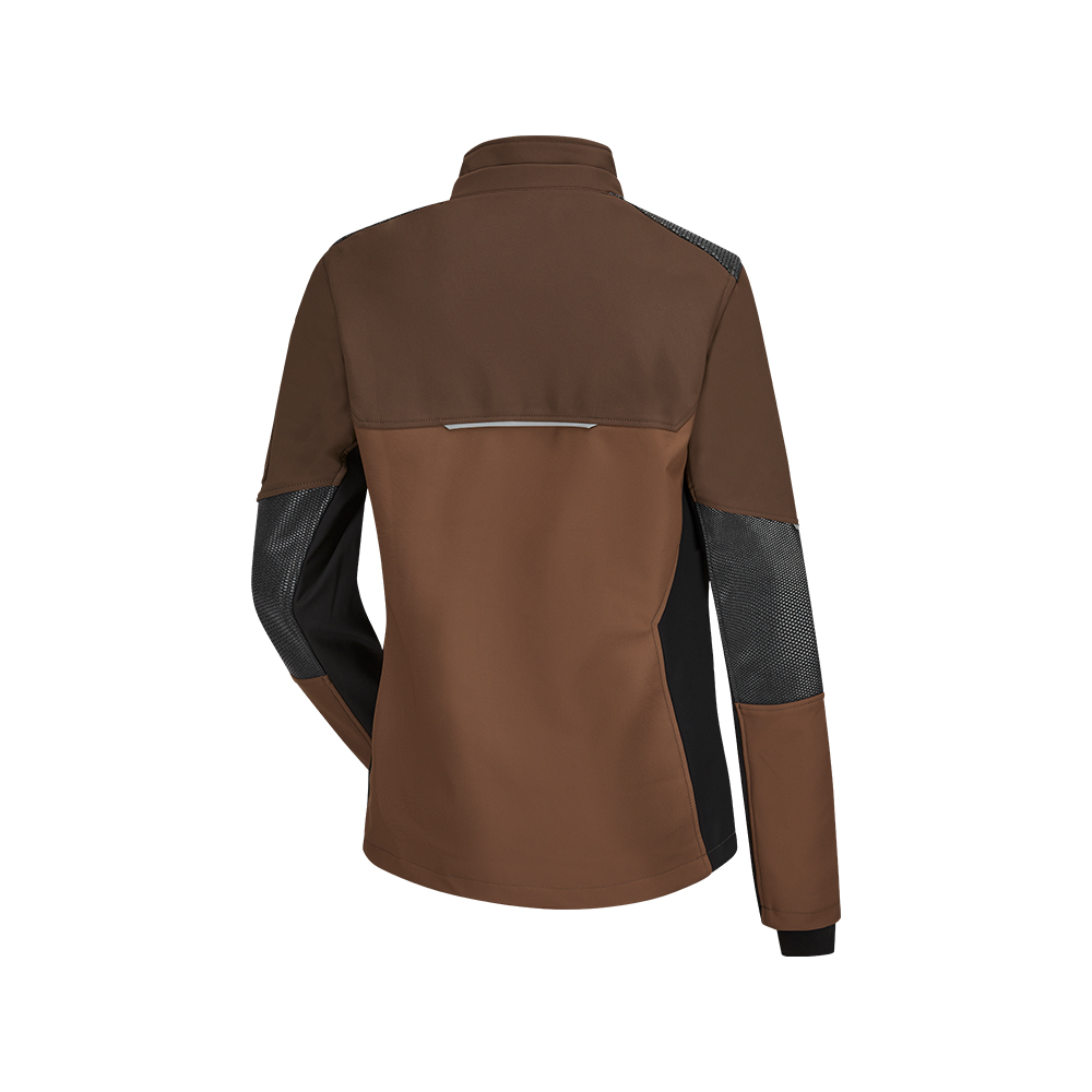 Schützt bei wechselhaftem Wetter. Deine Flextreme Softshell Jacket mit verstellbaren Bund.-Rückseite