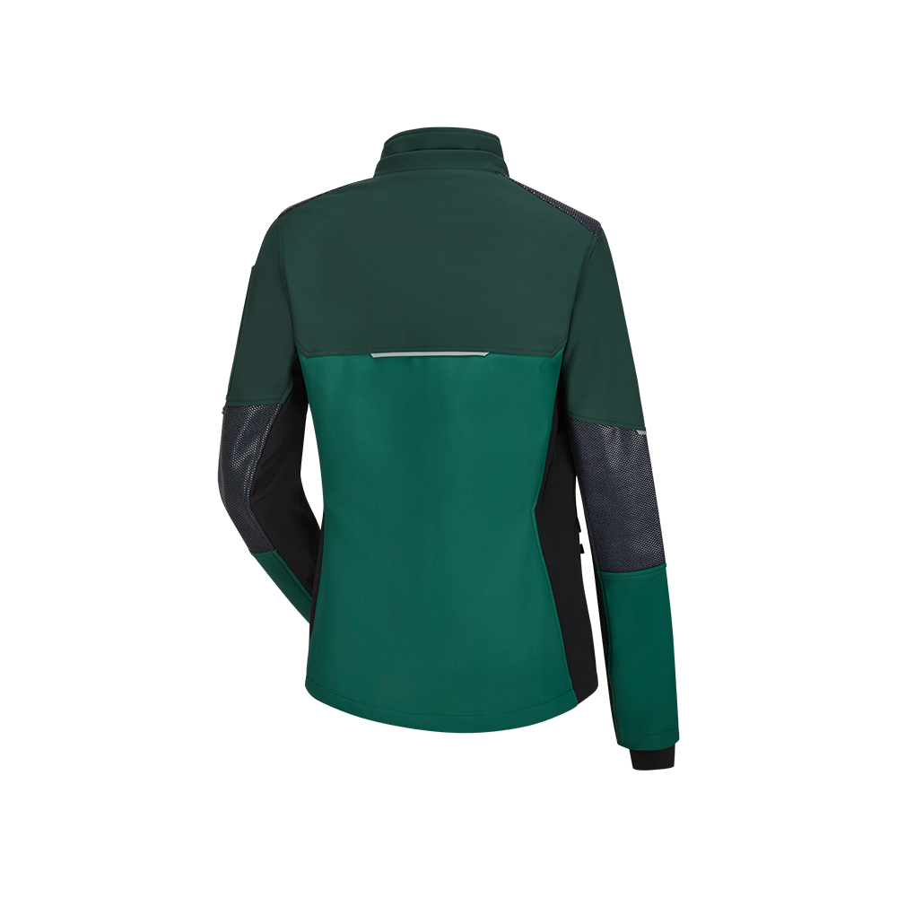 Schützt bei wechselhaftem Wetter. Deine Flextreme Softshell Jacket mit verstellbaren Bund.- Rückseite