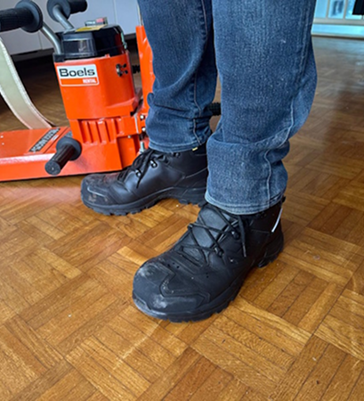 Sicherheitsstiefel, Schuhwerk, Arbeitsstiefel, Schwarz, Gummisohle, Sicherheitsschuh, Stiefel, Arbeitsstiefel, Gummi/ Leder, Schwarz
