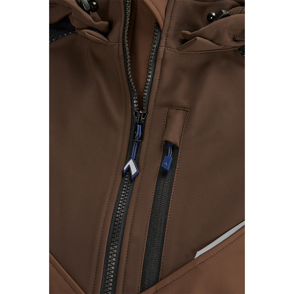 Schützt bei wechselhaftem Wetter. Deine Flextreme Softshell Jacket mit verstellbaren Bund.-Detailfoto