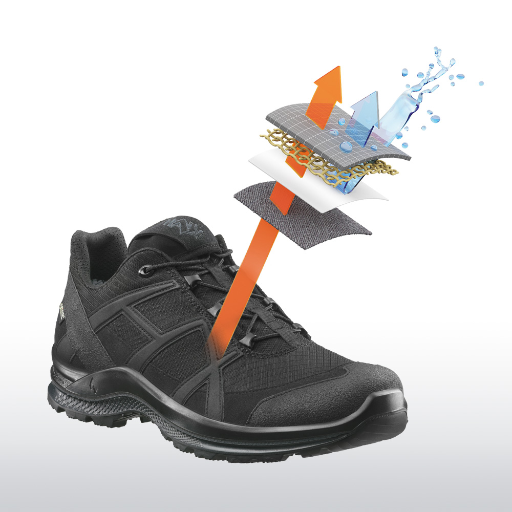 Romanschrijver straf Gedeeltelijk HAIX Black Eagle Athletic 2.1 GTX low/black, Geoptimaliseerd ontwerp –  functionele schoen voor elk terrein